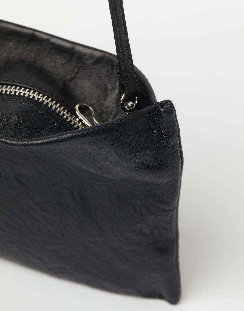 Black Nappa Leather Greta Bag