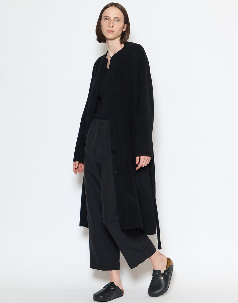 Black Cashmere Coat