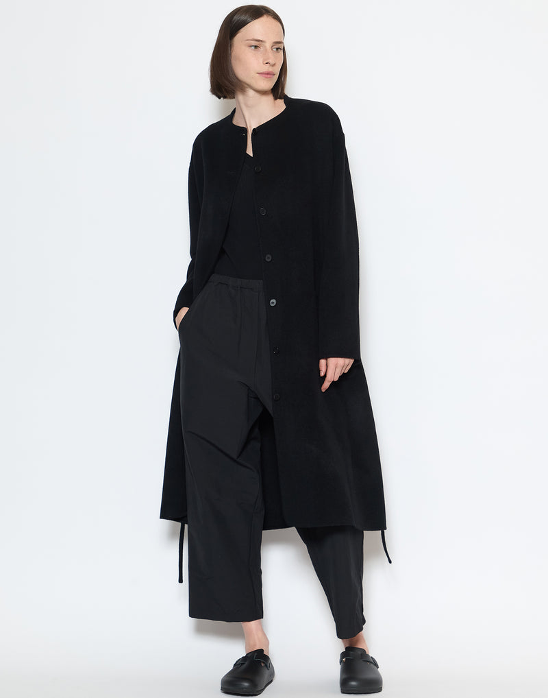 Black Cashmere Coat