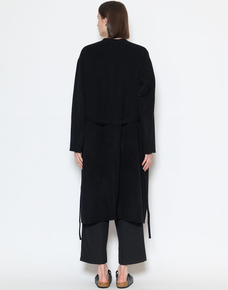 Black Cashmere Coat