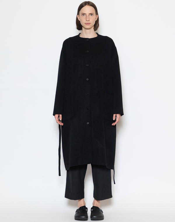 Black Cashmere Coat