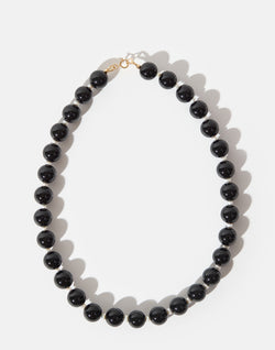 Freshwater Pearl & Onyx Ophelia Necklace