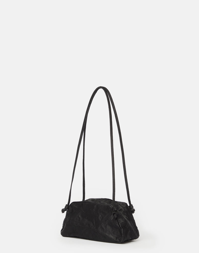 Black Satin Olivia Mini Bag