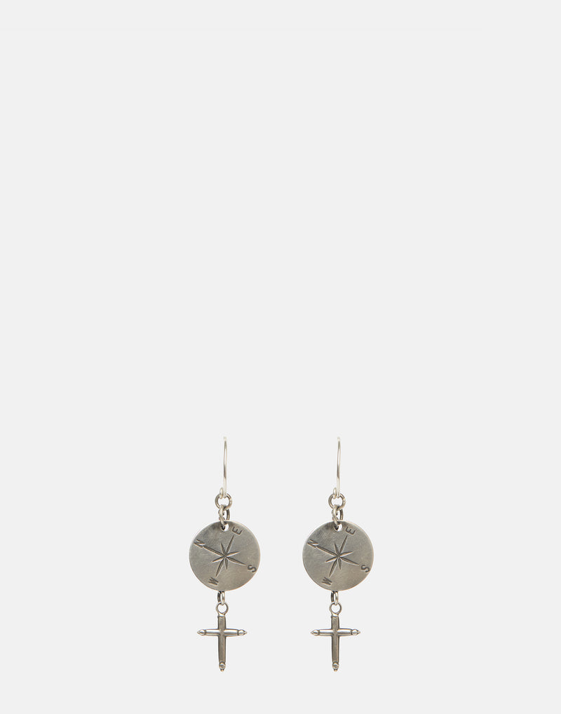 Silver Windrose Earrings