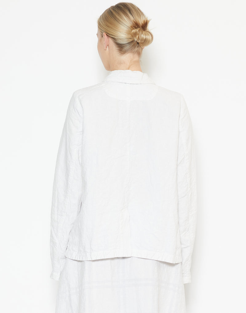 Clay Linen Worker Jacket