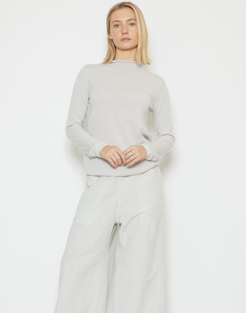 Snow Grey Cashmere Nara Pullover