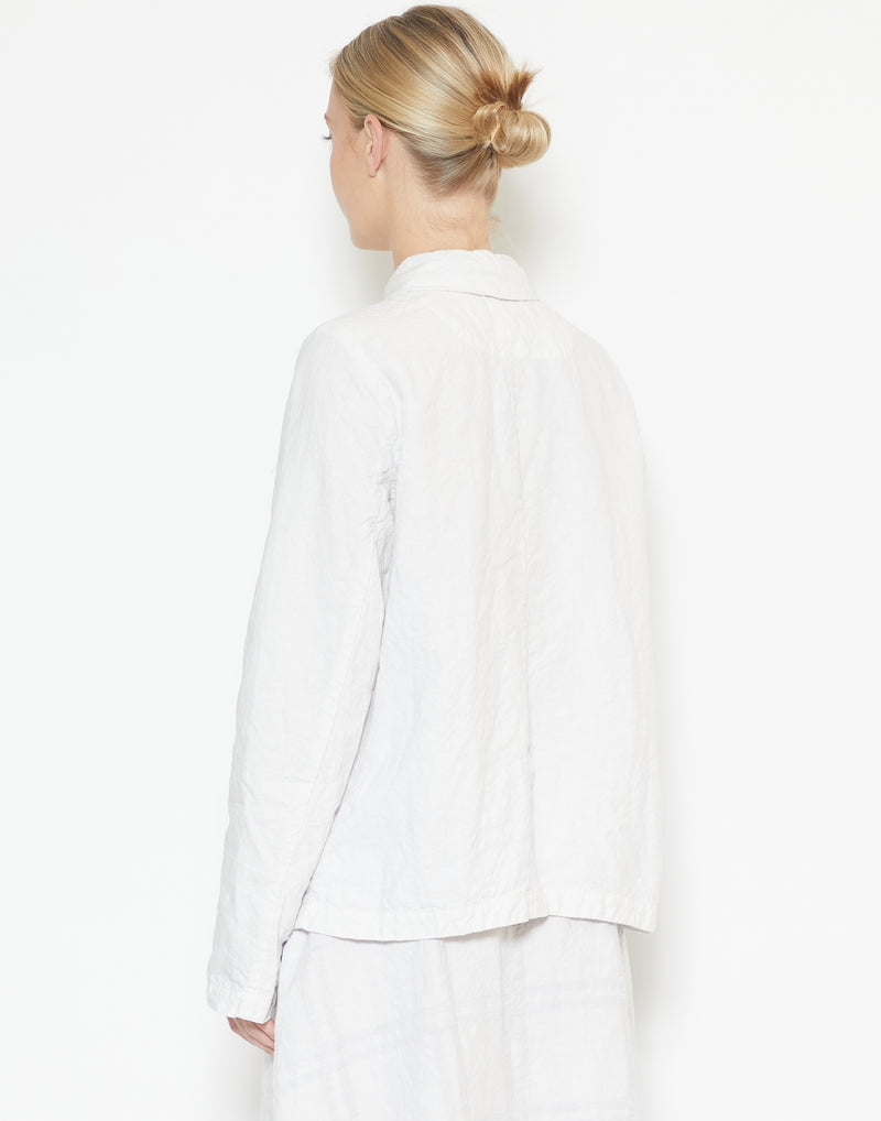 Clay Linen Worker Jacket