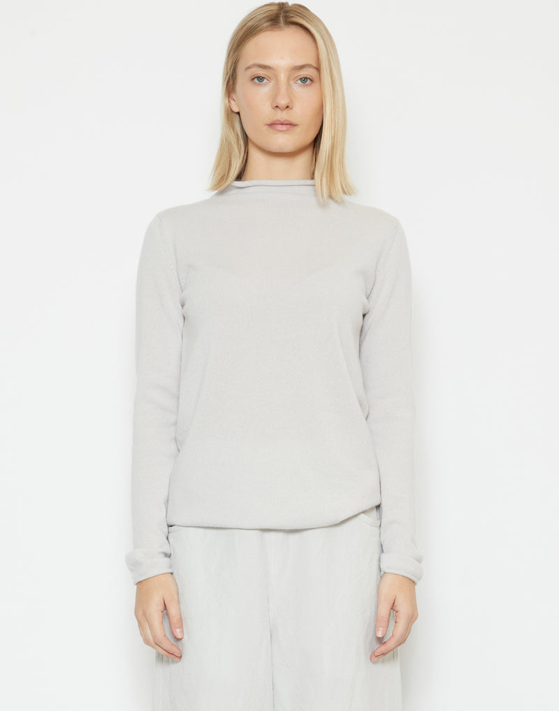 Snow Grey Cashmere Nara Pullover