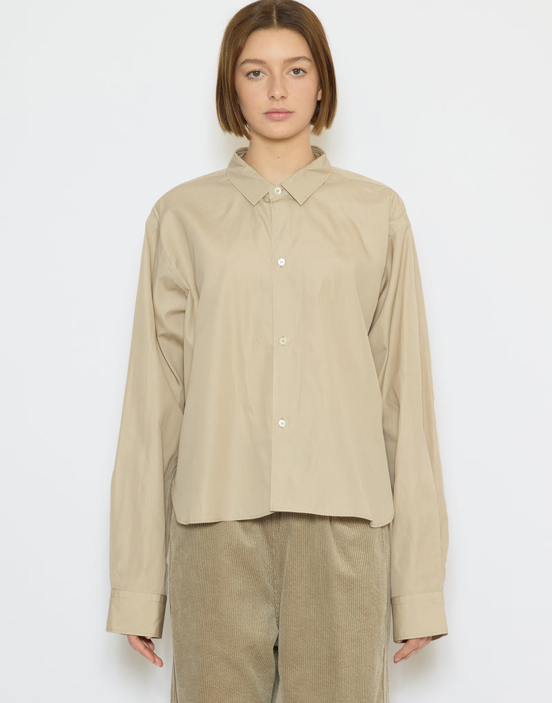 Stone Cotton Brit Shirt