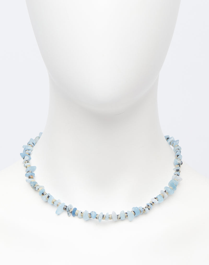 Aquamarine & Jasper Dakota Necklace