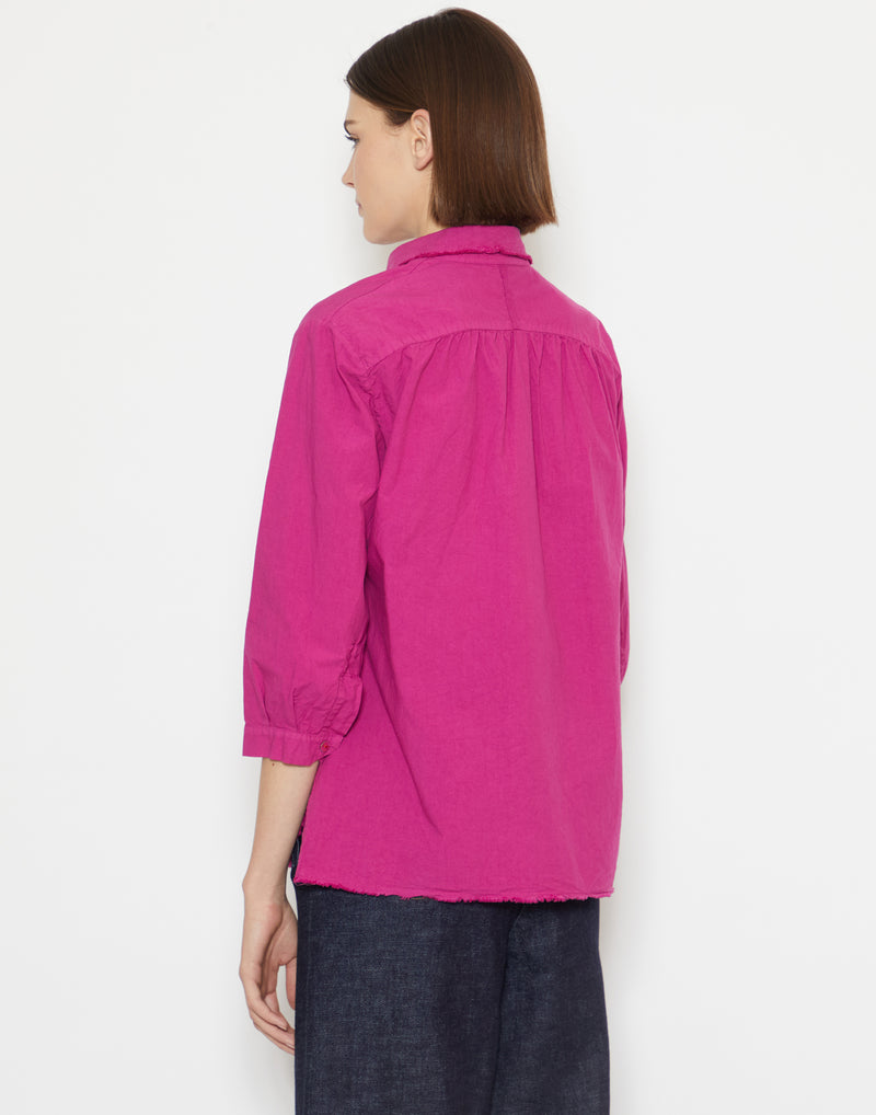 Fuchsia Cotton Cassia Shirt