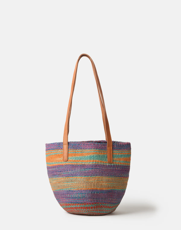 Multicoloured Basket Bag