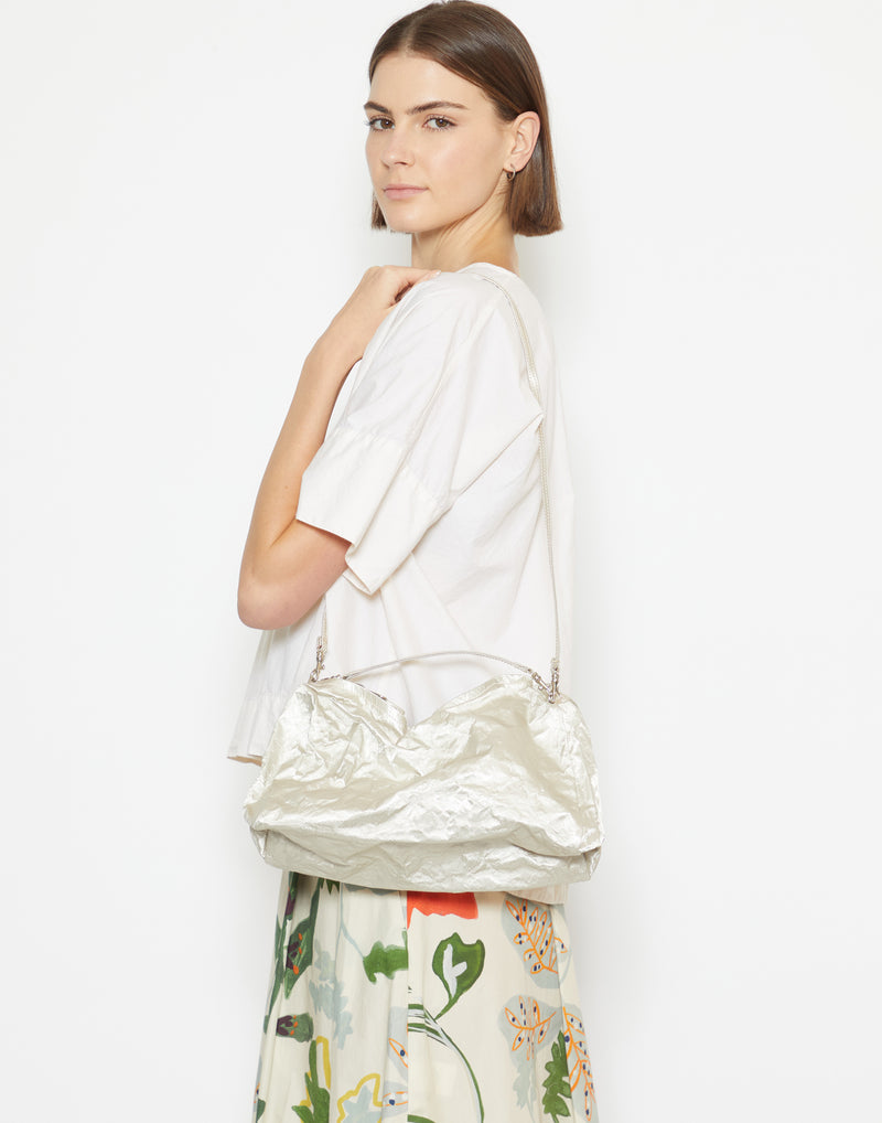 Sand Satin Ella Bag