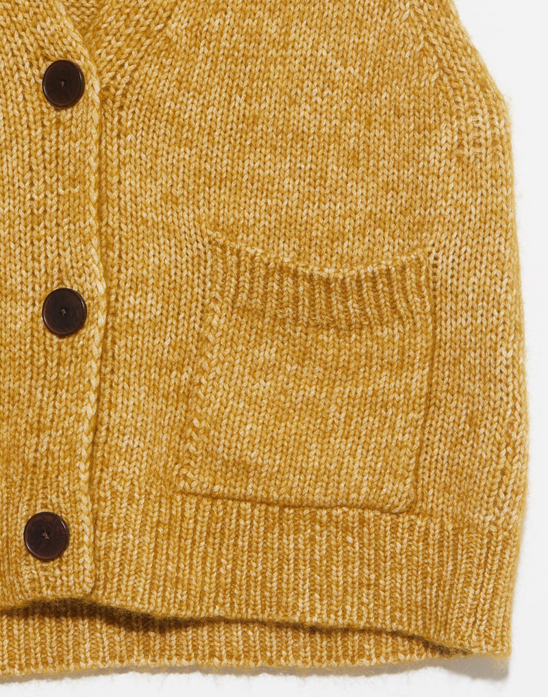 Dijon Yellow Cotton & Alpaca Vest