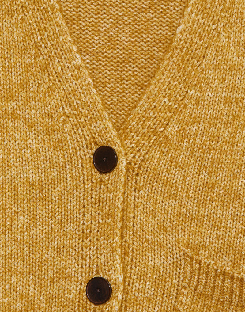 Dijon Yellow Cotton & Alpaca Vest