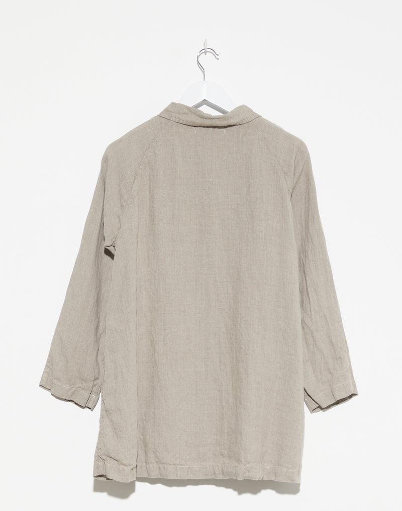 Natural Linen Garden Coat