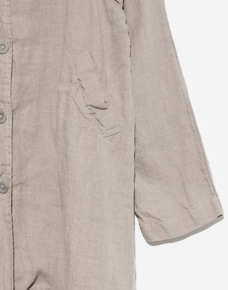 Natural Linen Garden Coat