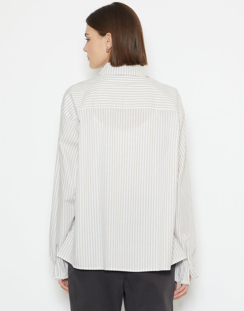 Lake Stripe Cotton Day Shirt