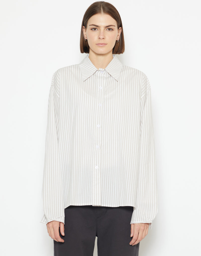 Lake Stripe Cotton Day Shirt