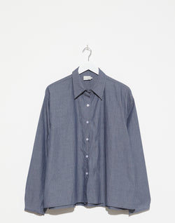 Blue Pinstripe Cotton Day Shirt