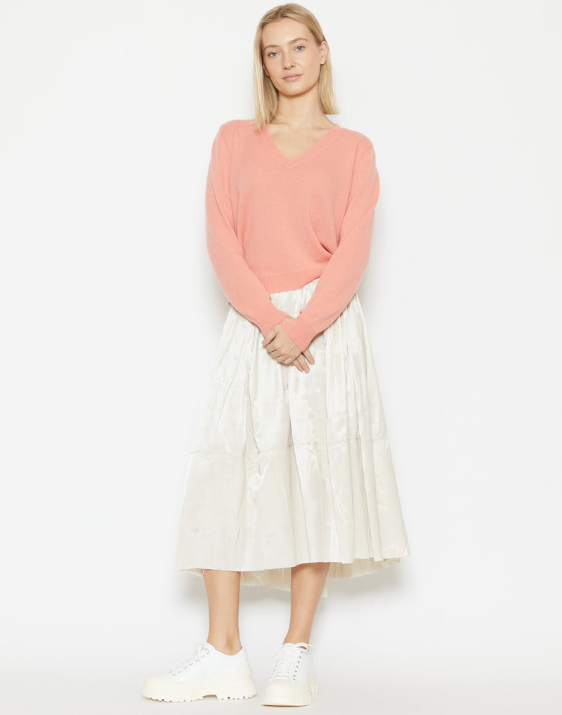 Peach Cashmere Dulce Pullover