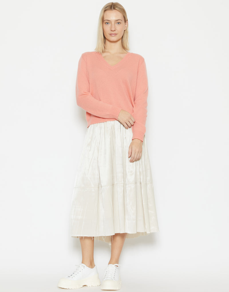 Peach Cashmere Dulce Pullover