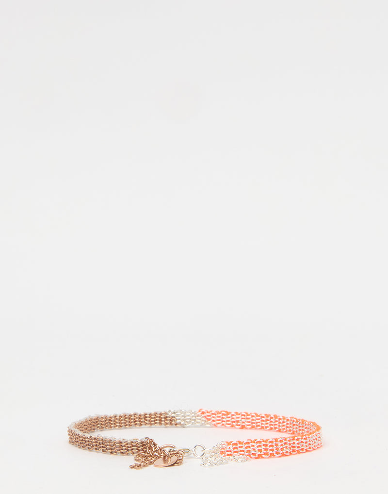 Silver & Rose Gold Bracelet