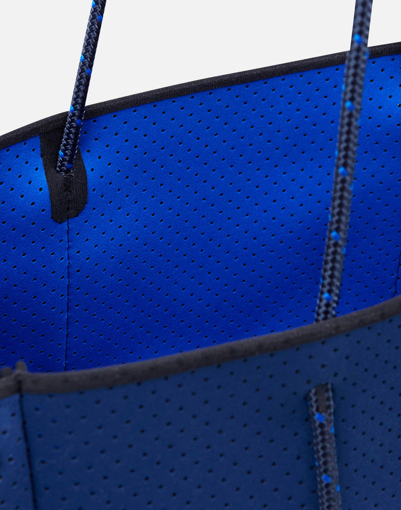 Navy & Electric Blue Dual Tone Escape Tote