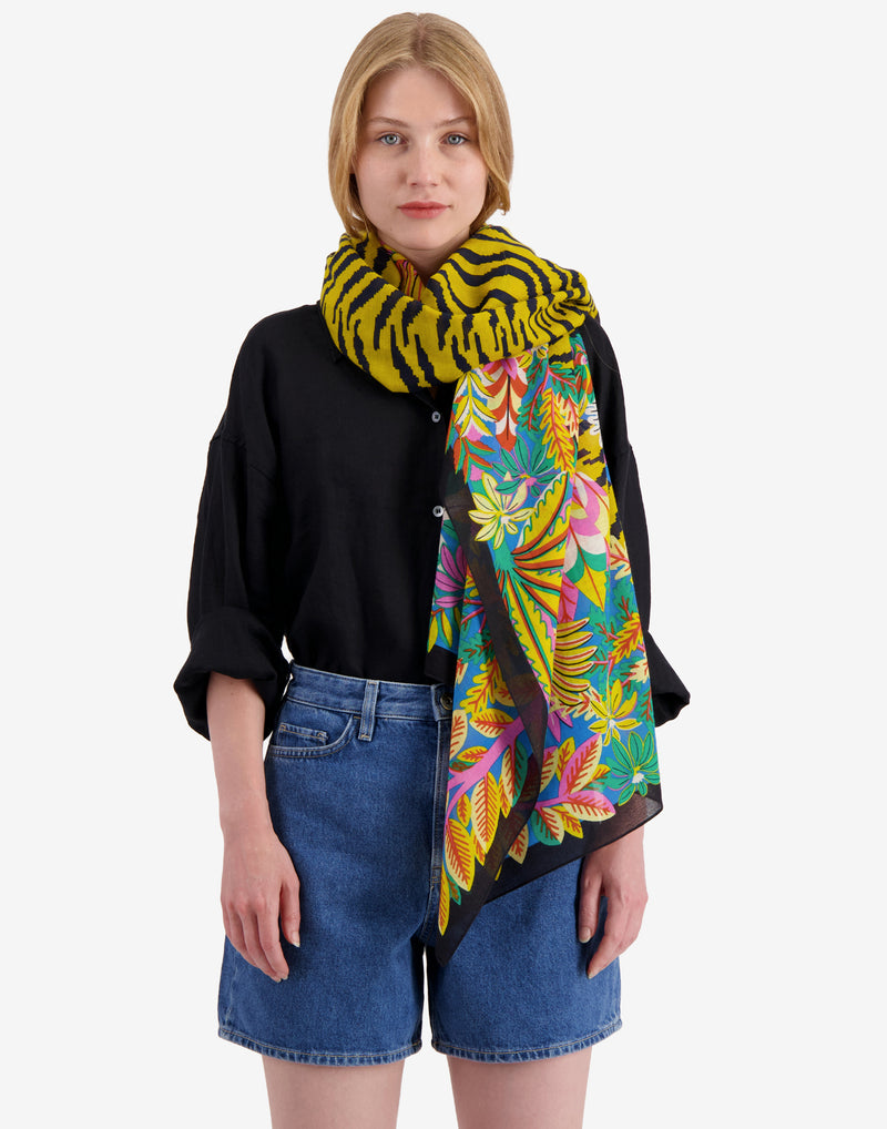 Multicolour Cotton Balkhach Scarf