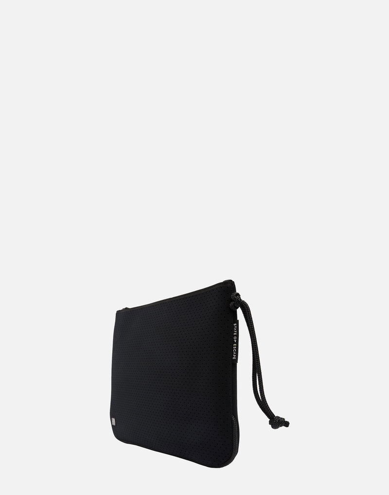 Black Everyday Large Flat Pouch