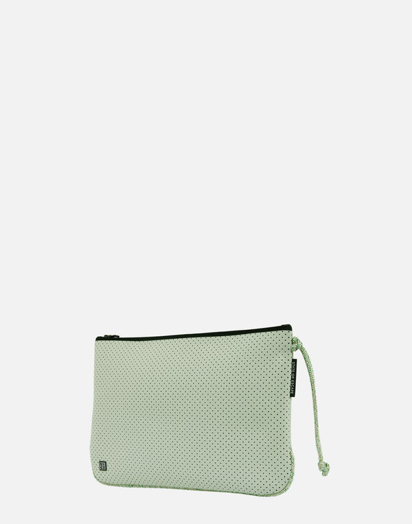 Seafoam Everyday Large Flat Pouch