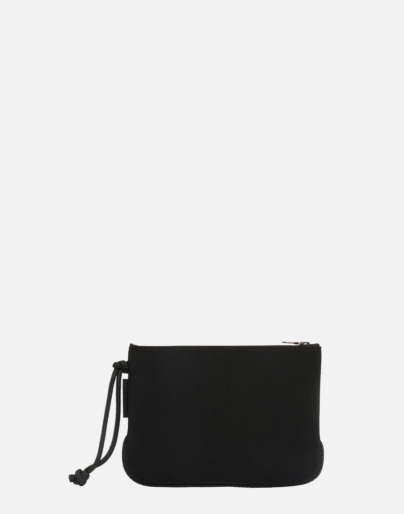 Black Everyday Medium Flat Pouch