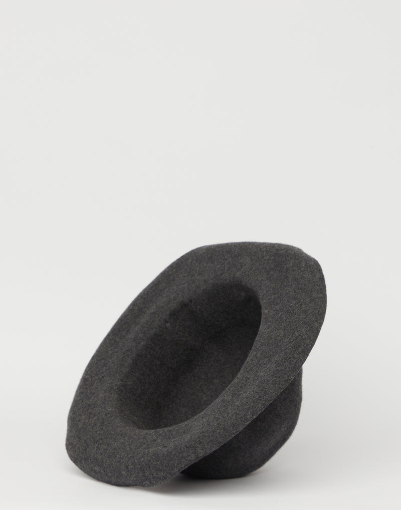 Grey Lazy EB Wool Felt Hat