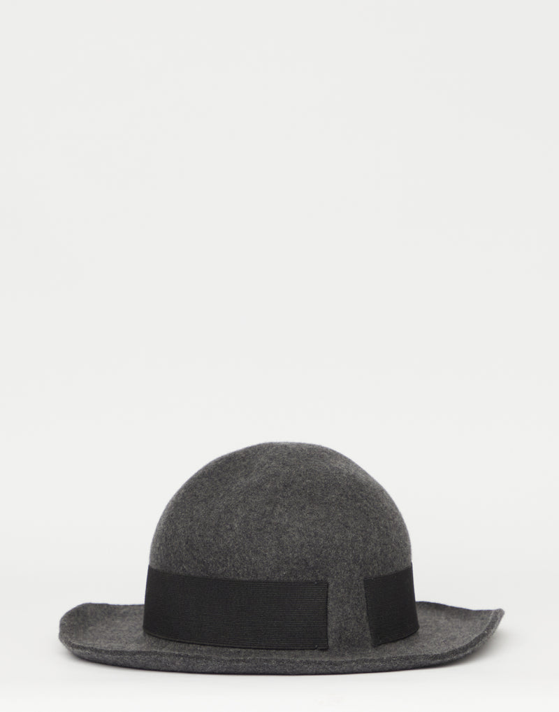 Grey Lazy EB Wool Felt Hat