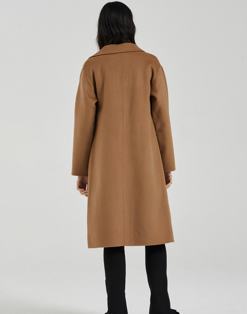 Camel Double Faced Wool Matilda Coat