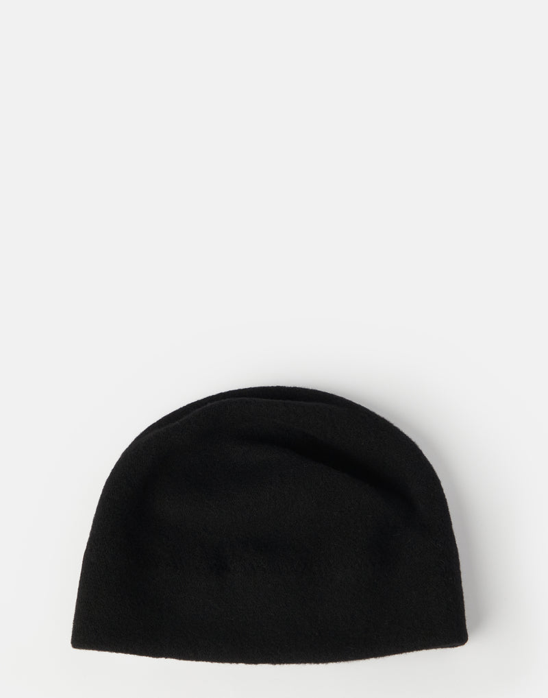 Black Wool Medium ZZ Hat