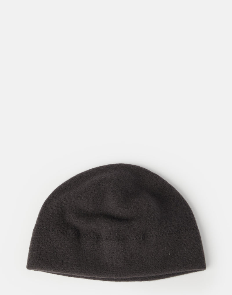 Dark Grey Wool Medium ZZ Hat