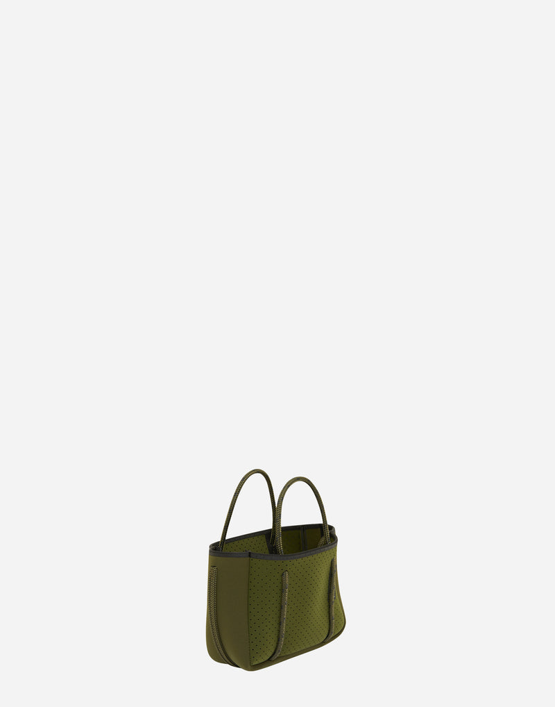 Khaki Micro Crossbody Bag