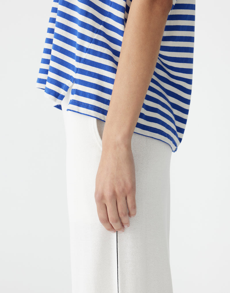 Stripe Cotton Scoop Neck Tank