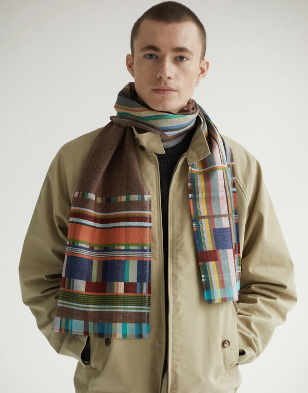 Mallard Silk & Wool Fritton Scarf