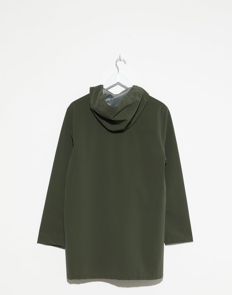 Matte Green Stockholm Lightweight Raincoat