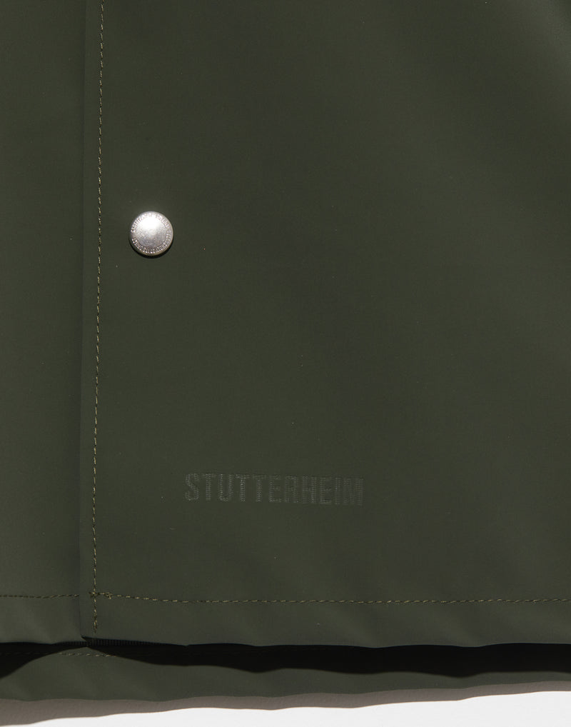 Matte Green Stockholm Lightweight Raincoat