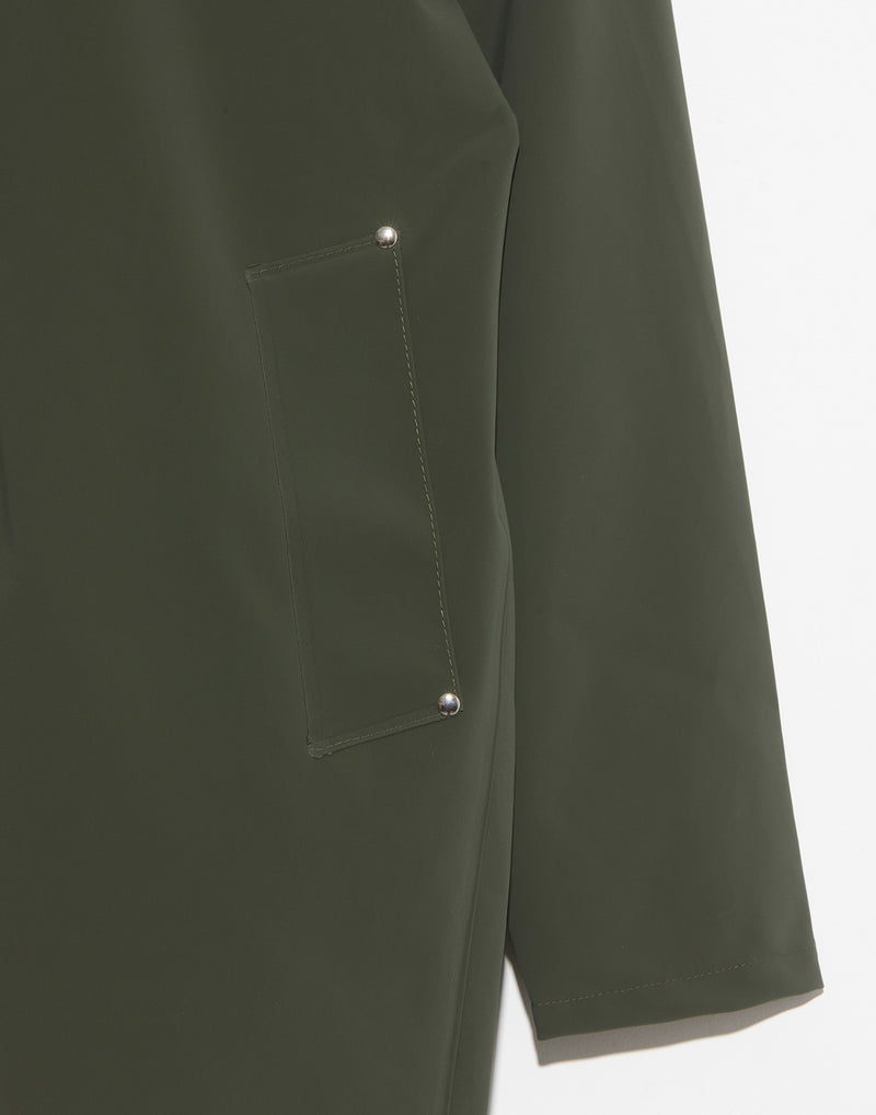 Matte Green Stockholm Lightweight Raincoat