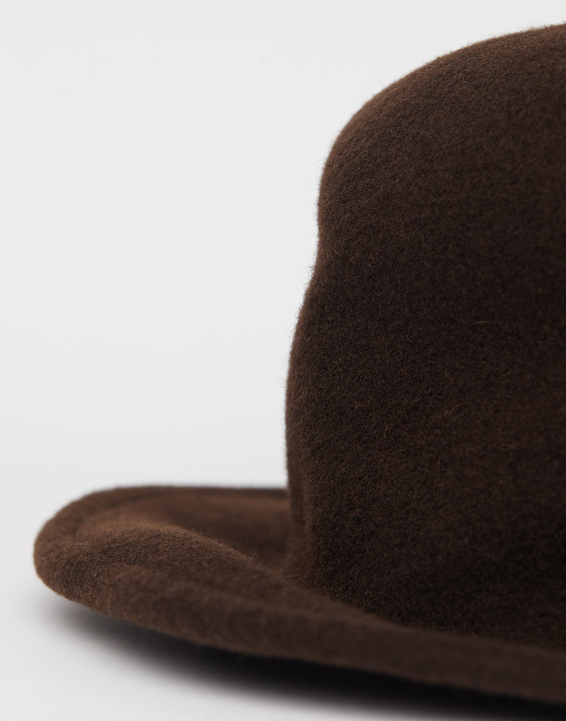 Chocolate Brown Traveller + Felt Hat