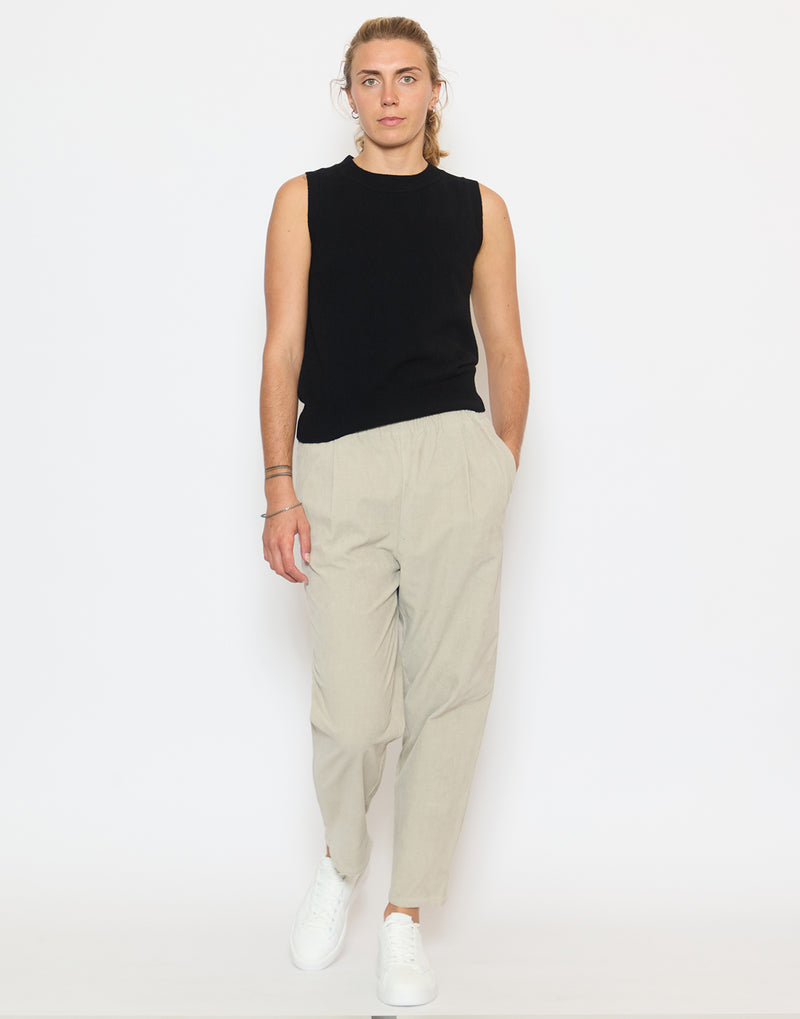 Sand Cotton Cord Trousers