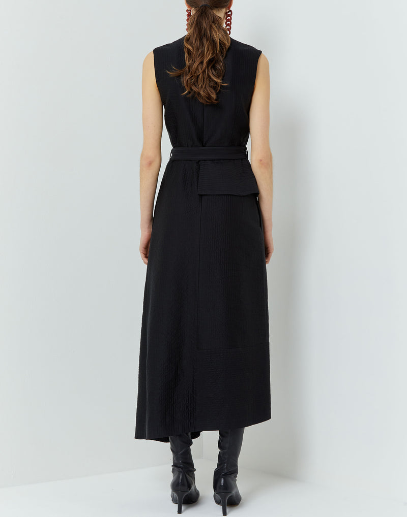 Black Viscose Blend Dimka Dress