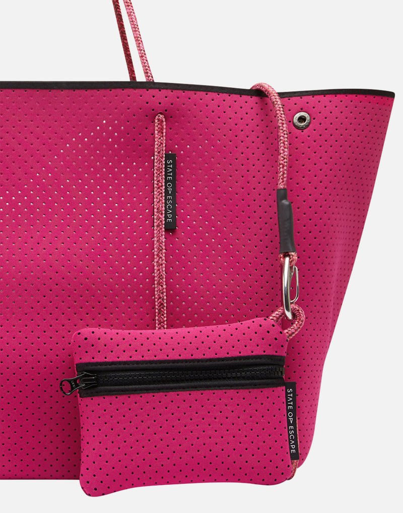 Raspberry Escape Tote