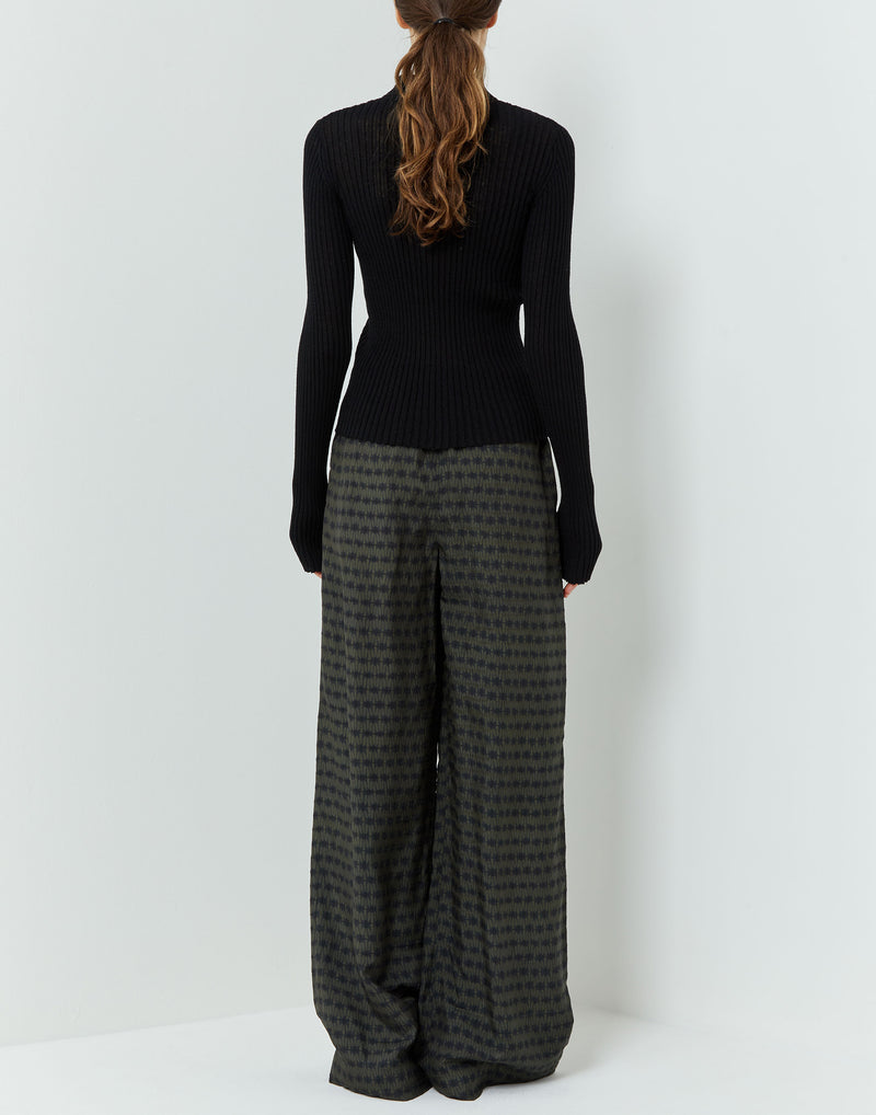 Buzz Wire Silk Blend Pisha Trousers