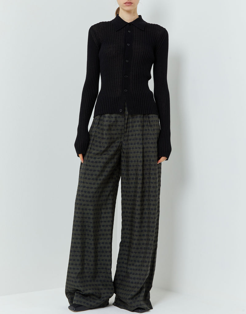 Buzz Wire Silk Blend Pisha Trousers